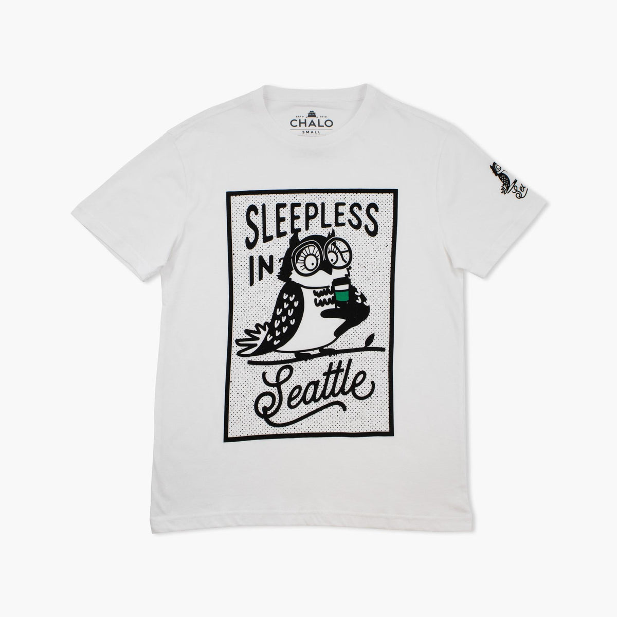 Chalo Seattle Sleepless in Seattle White T-Shirt