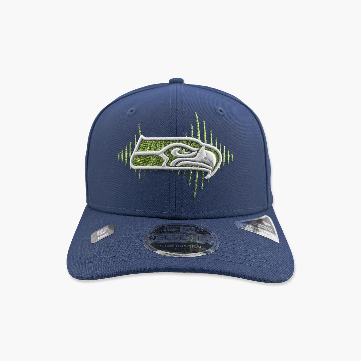 Seattle Seahawks Navy Soundwave Rivalry Stretch Snapback