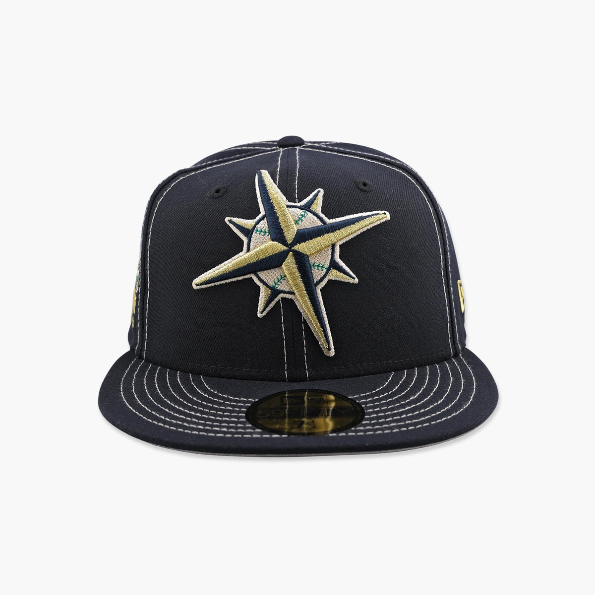 Seattle Mariners Navy Kingdome Compass Fitted Hat