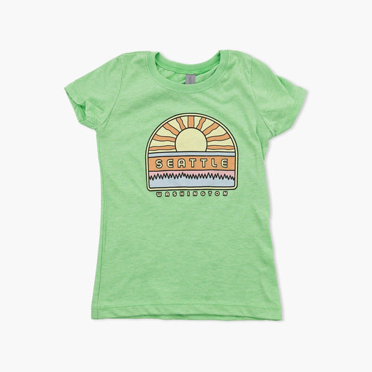 Down to the Wire Apple Green Seattle Youth T-Shirt
