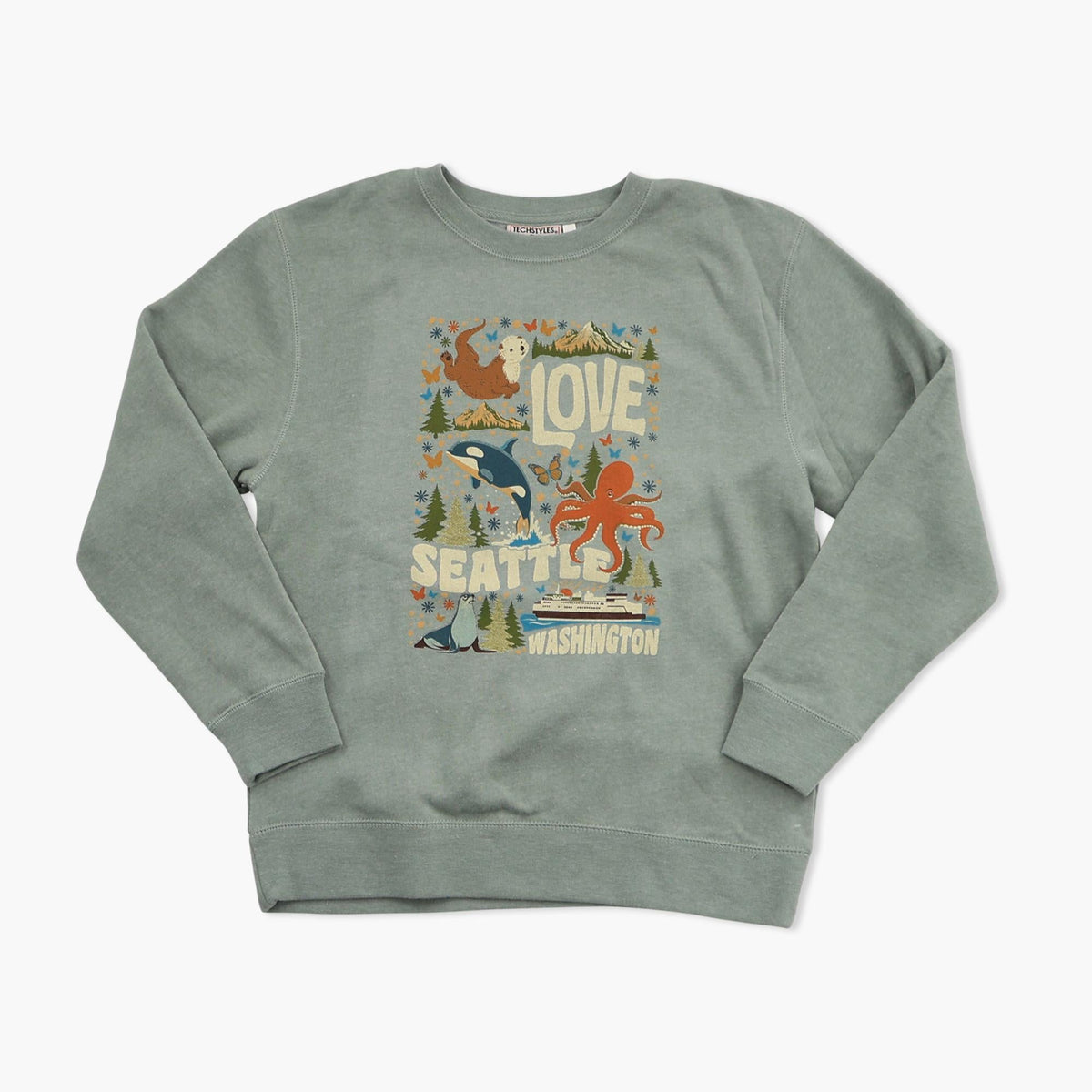 Splendid Pea Seattle Youth Crewneck
