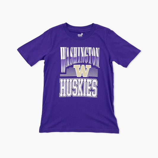 Washington Huskies Chrome Header Youth T-Shirt