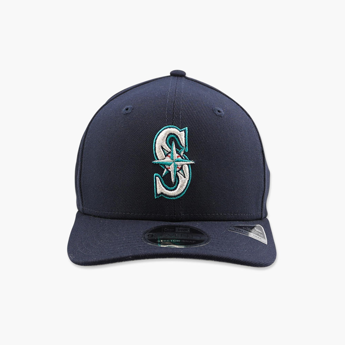 Seattle Mariners Navy Primary Logo Stretch Snapback