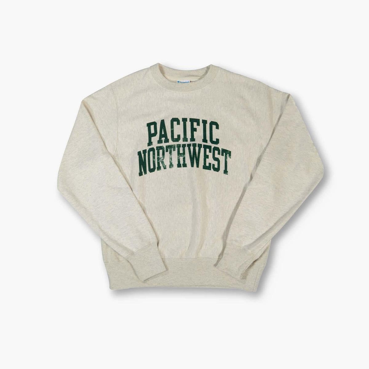 Pacific Northwest Oatmeal Reverse Weave Crewneck