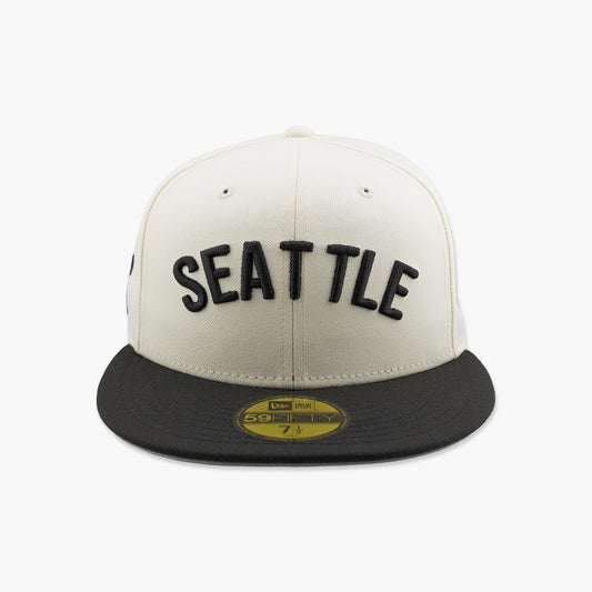 Seattle Mariners Steelheads Wordmark Two-Tone Fitted Hat