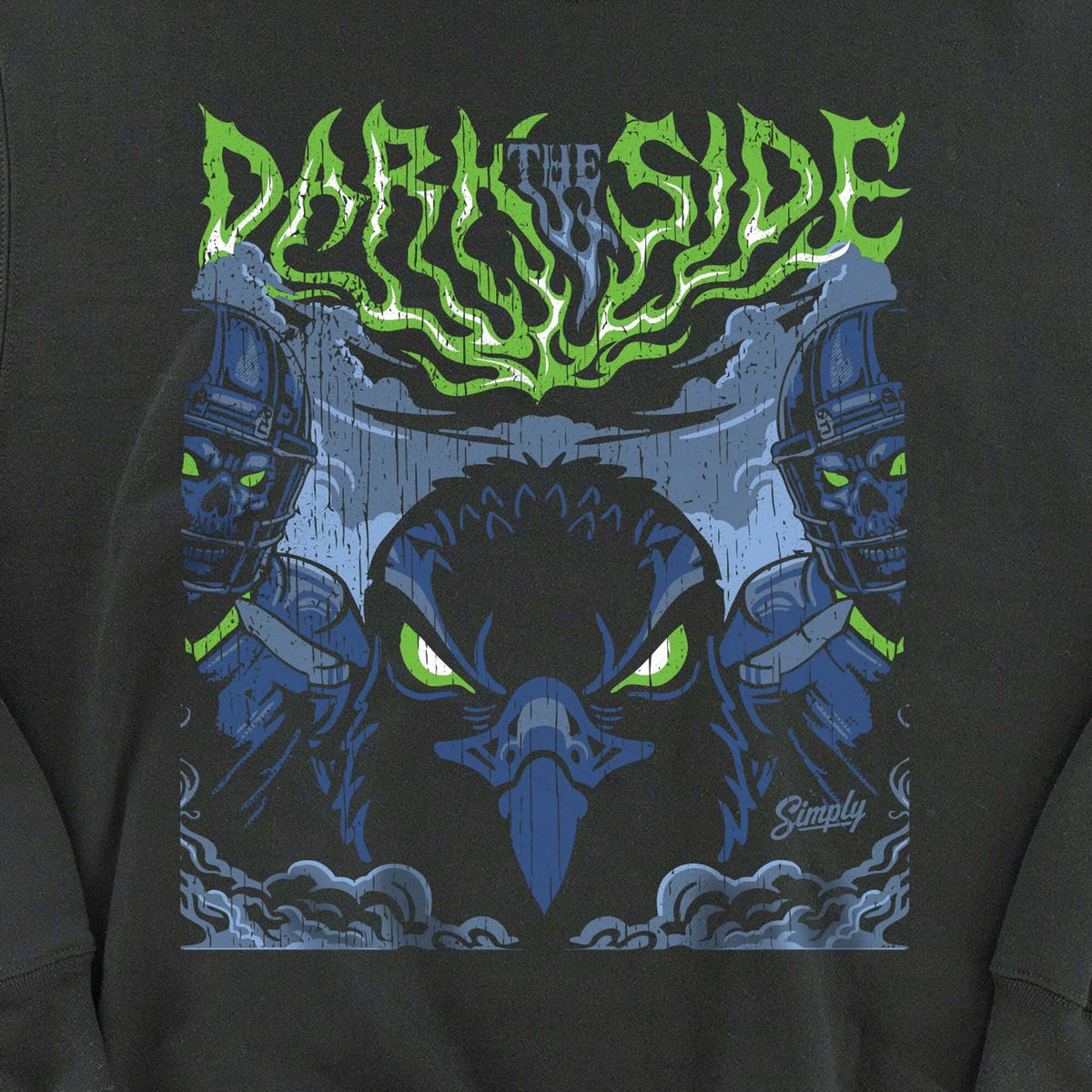 Dark Side Eclipse Black Crewneck