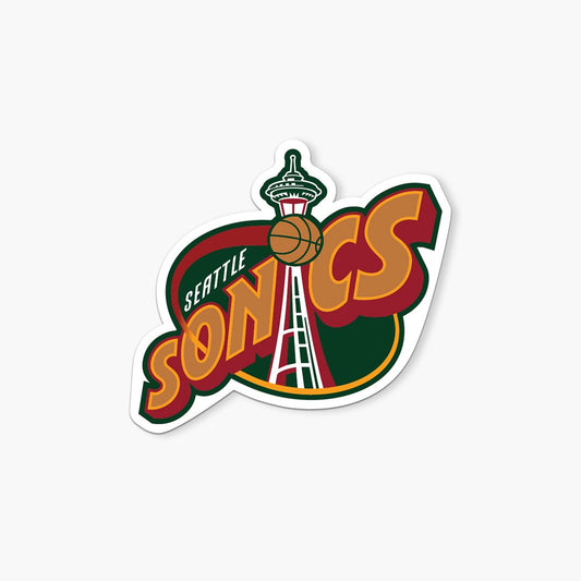 Seattle Supersonics Space Needle Sticker